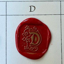 Charger l'image dans la galerie, Sealing stamp Initial / シーリングスタンプ イニシャル / Cachet de cire initiale