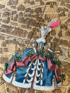 Marie Antoinette Handmade wall decoration / ハンドメイド 壁飾り / Décoration murale fait main