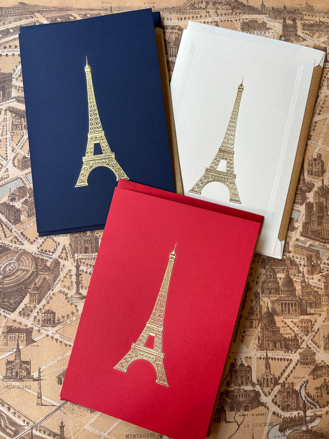 Eiffel Tower card & envelope / エッフェル塔カード & 封筒 / Carte Tour Eiffel & enveloppe