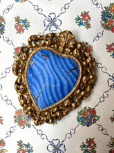 Charger l&#39;image dans la galerie, Marbled Paper Ex voto / Ex voto papier marbré
