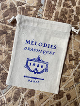 Charger l&#39;image dans la galerie, Fabric bag Melodies Graphiques / メロディーグラフィック 布バッグ / Sac en tissu Melodies Graphiques　　　
