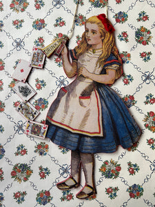 Handmade wall decoration "Alice in wonderland" / ハンドメイド 壁飾り "不思議の国のアリス" / Décoration murale fait main "Alice au pays des merveilles"