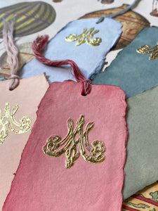 Handmade paper bookmark  / ハンドメイドペーパーしおり / Marque page papier fait main