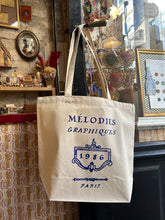 Charger l&#39;image dans la galerie, Fabric bag Melodies Graphiques / メロディーグラフィック 布バッグ / Sac en tissu Melodies Graphiques　　　
