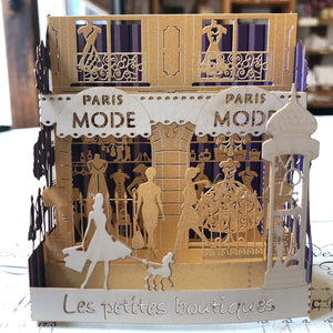 3D card Paris Shop /  3D カード ショップ / Carte 3D Paris Boutique