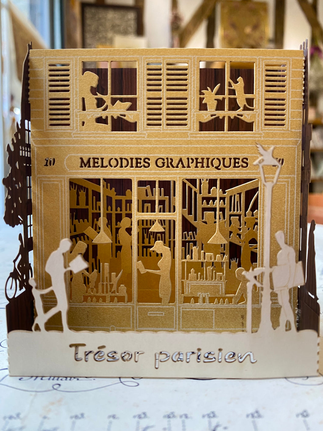 3D card Paris Shop /  3D カード ショップ / Carte 3D Paris Boutique
