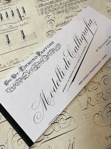 Calligraphy notebook / カリグラフィーノート / Cahier de calligraphie