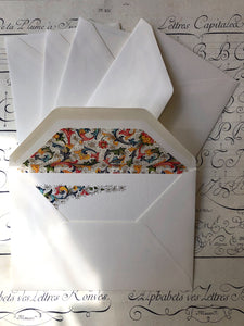Italian card & envelope set x 5   / イタリアン カード・封筒 セット x 5  / Set de carte italienne & enveloppe x 5
