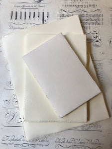 Handmade blank notebook / ハンドメイド白ノート / Carnet de page blanche