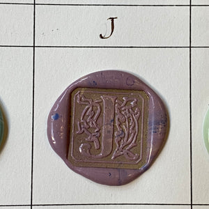 Sealing stamp Initial / シーリングスタンプ / Cachet de cire initiale