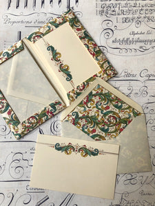 Italian card & envelope set x 10  M / イタリアン カード・封筒 セット x 10 /  Set de carte italienne & enveloppe x 10